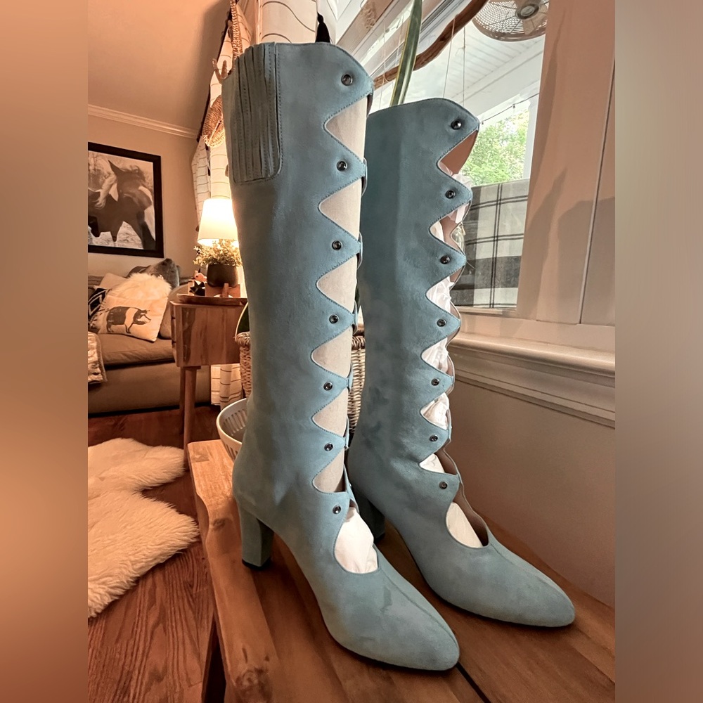 SJP Sarah Jessica Parker Marshall Suede Boot. NWT